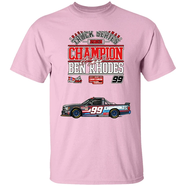 Ben Rhodes Checkered Flag Sports 2023 Nascar Craftsman Truck Series Champion Shirt Ben Rhodes Checkered Flag Sports 2023 Nascar Craftsman Truck Series Champion Shirt