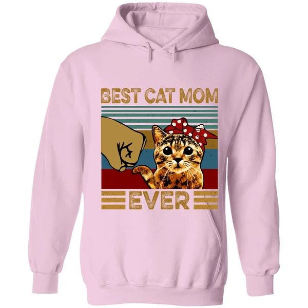 Best Cat Mom Ever Hoodie - Image 4
