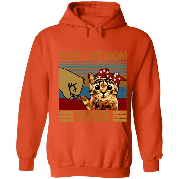 Best Cat Mom Ever Hoodie - Image 5