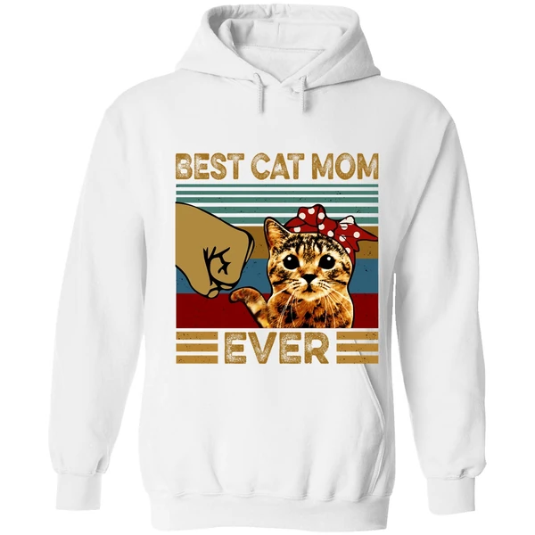 Best Cat Mom Ever Hoodie - Image 6