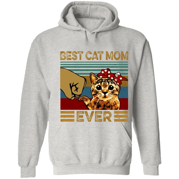Best Cat Mom Ever Hoodie - Image 7