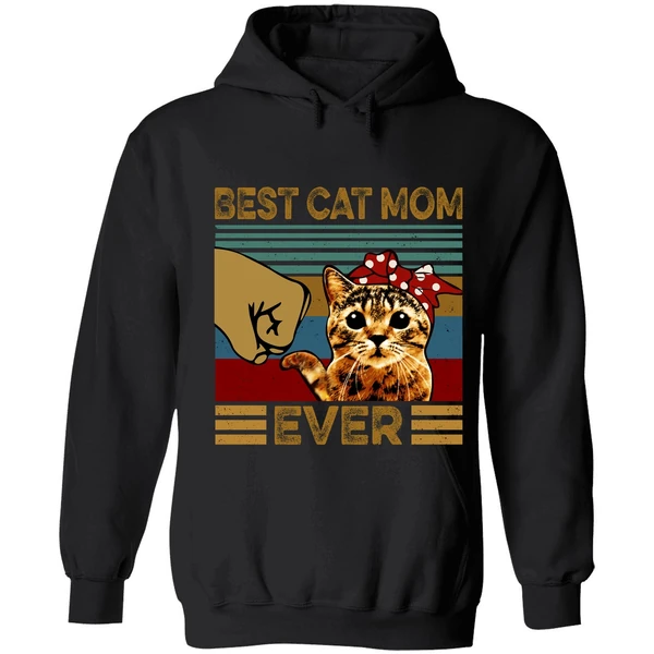 Best Cat Mom Ever Hoodie - Image 8