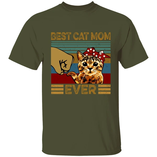 Best Cat Mom Ever Shirt - Image 3