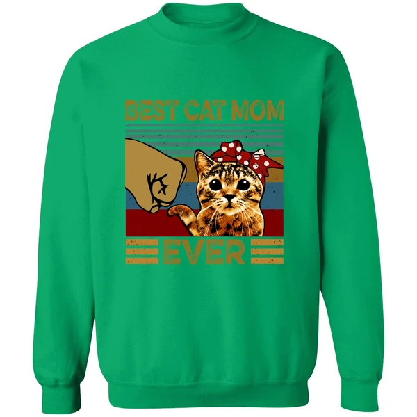 Best Cat Mom Ever Sweatshirt - Image 2