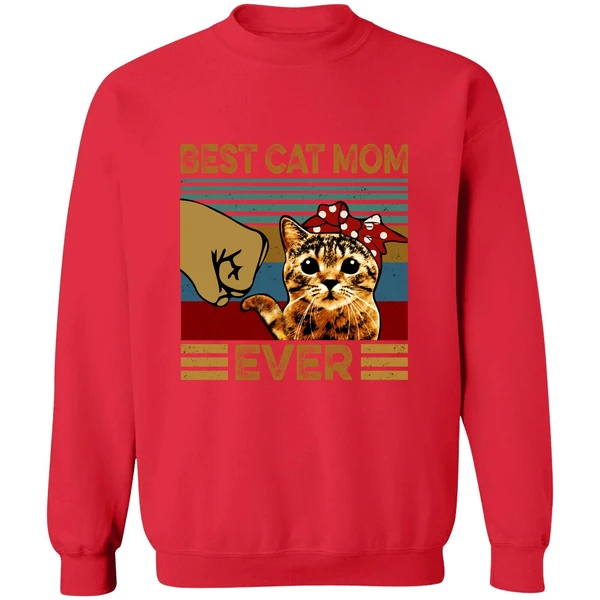 Best Cat Mom Ever Sweatshirt - Image 7