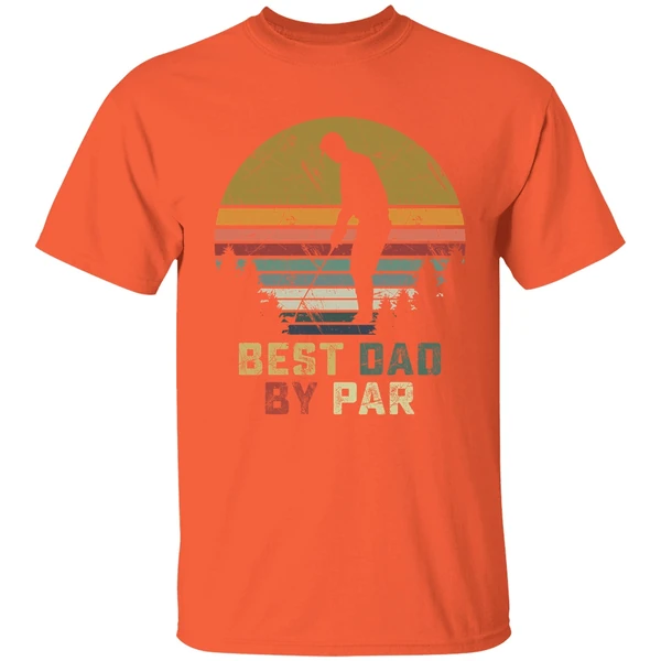 Best Dad By Par Daddy Fathers Day Golf Shirt - Image 5