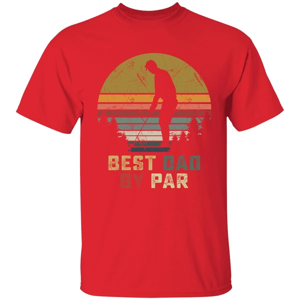 Best Dad By Par Daddy Fathers Day Golf Shirt - Image 6