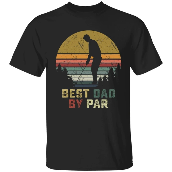 Best Dad By Par Daddy Fathers Day Golf Shirt - Image 9