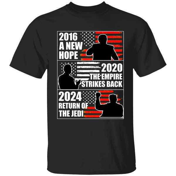 Biden 2020 The Empire Strikes Back Trump 2024 Return Of The Jedi Shirt
