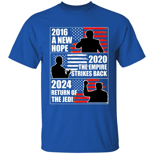 Biden 2020 The Empire Strikes Back Trump 2024 Return Of The Jedi Shirt - Image 8
