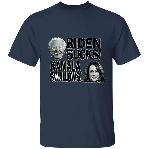 Biden Sucks Kamala Swallows Fuck Joe The Hoe Shirt - Image 4