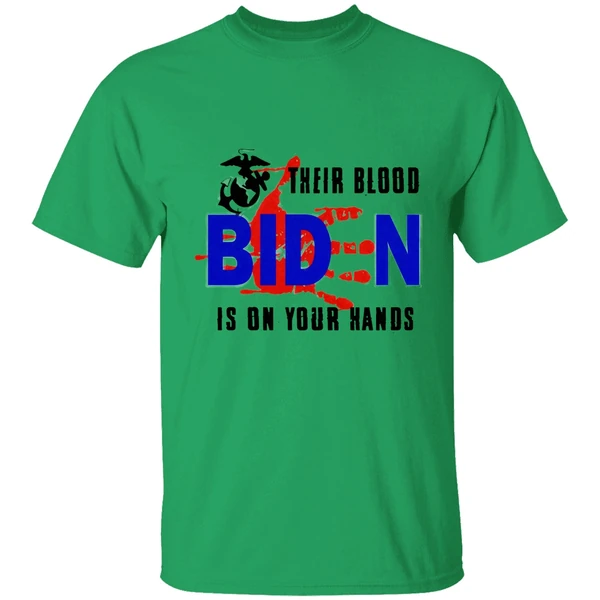 Biden Their Blood Is On Your Hands Names Of 13 Services Fallen Soldiers Shirt