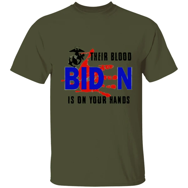 Biden Their Blood Is On Your Hands Names Of 13 Services Fallen Soldiers Shirt - Image 3