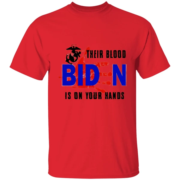 Biden Their Blood Is On Your Hands Names Of 13 Services Fallen Soldiers Shirt - Image 6