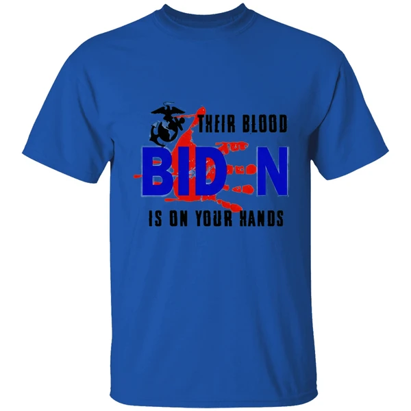 Biden Their Blood Is On Your Hands Names Of 13 Services Fallen Soldiers Shirt - Image 7