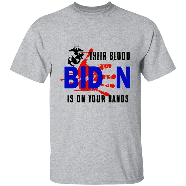 Biden Their Blood Is On Your Hands Names Of 13 Services Fallen Soldiers Shirt - Image 8