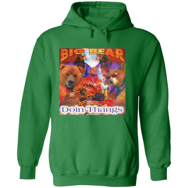 Big Bear Doin Thangs Graphic Hoodie - Image 2