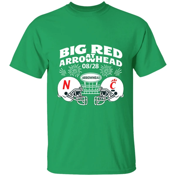 Big Red Arrowhead Football Nebraska Cornhuskers Vs Cincinnati Bearcats Nfl Shirt - Image 8