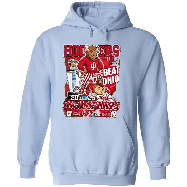 Big Ten Conference Champions Indiana Hoosiers Beat Ohio State Buckeyes Hoodie - Image 4