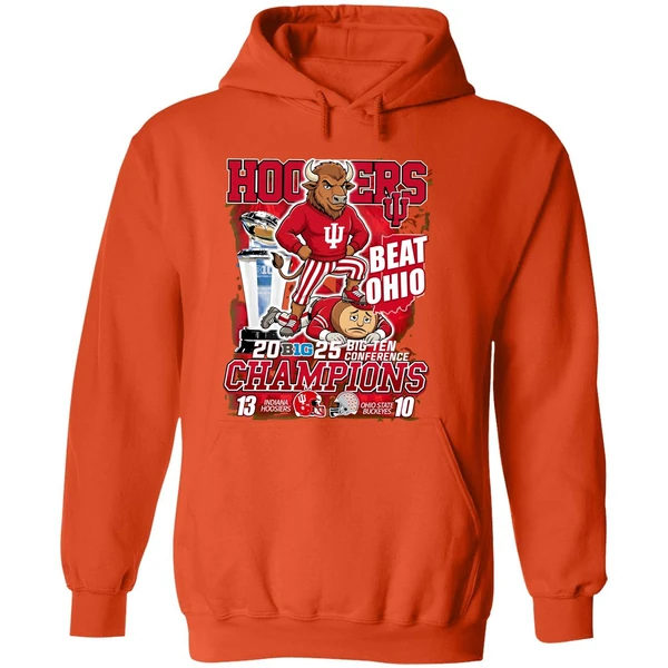 Big Ten Conference Champions Indiana Hoosiers Beat Ohio State Buckeyes Hoodie - Image 6