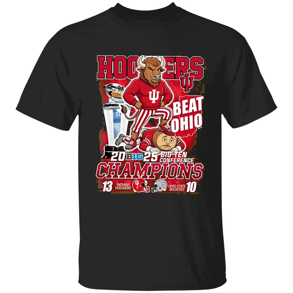 Big Ten Conference Champions Indiana Hoosiers Beat Ohio State Buckeyes Shirt