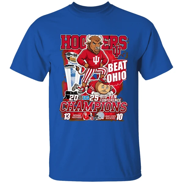 Big Ten Conference Champions Indiana Hoosiers Beat Ohio State Buckeyes Shirt - Image 8