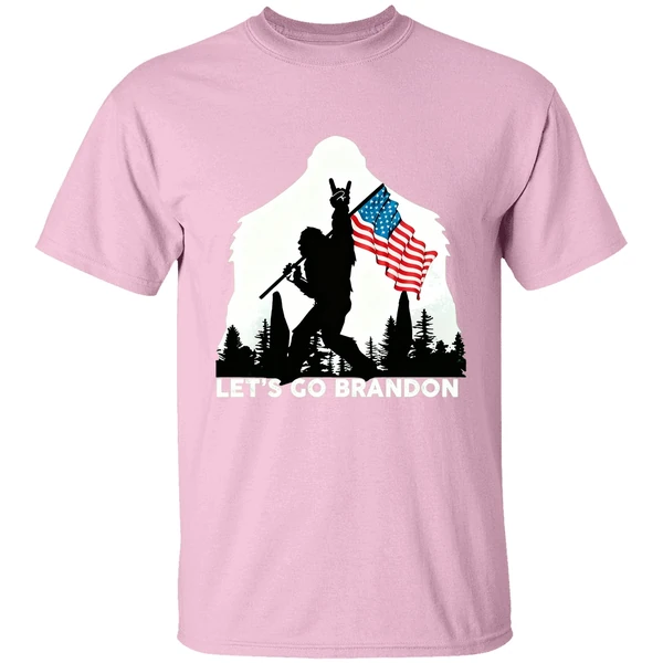 Bigfoot Peace And American Flag Let S Go Brandon Shirt Bigfoot Peace And American Flag Let S Go Brandon Shirt