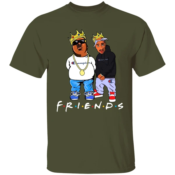 Biggie And Tupac Champion Friends Shirt - Image 3