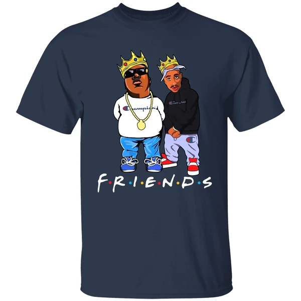Biggie And Tupac Champion Friends Shirt - Image 4