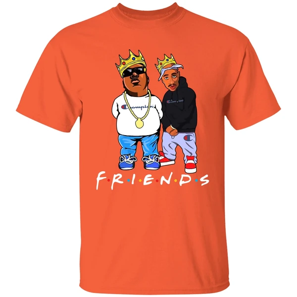 Biggie And Tupac Champion Friends Shirt - Image 5