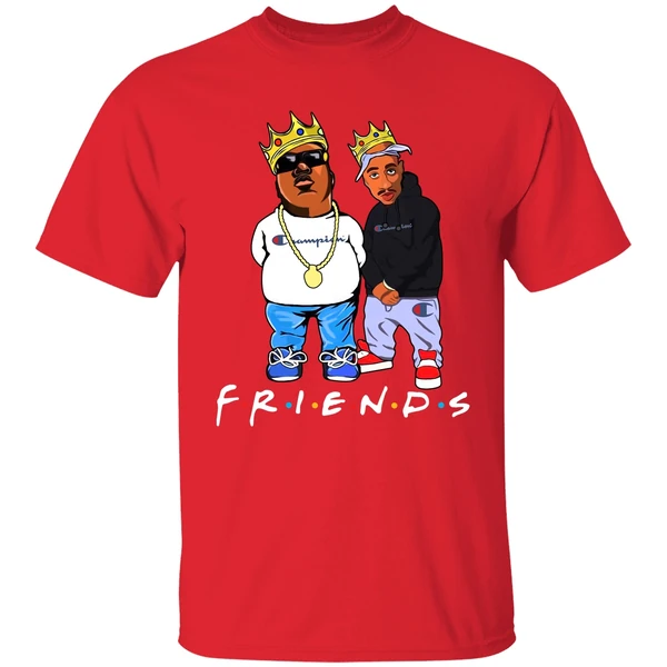 Biggie And Tupac Champion Friends Shirt - Image 6