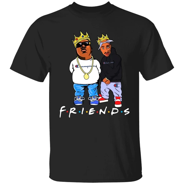 Biggie And Tupac Champion Friends Shirt - Image 9