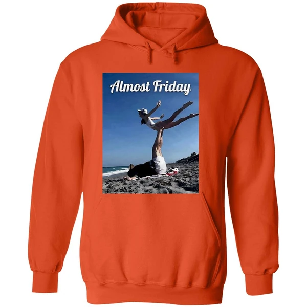 Bill Belichick And His Young Girlfriend Jordon Hudson Practice Pilates On The Beach Almost Friday Hoodie - Image 6
