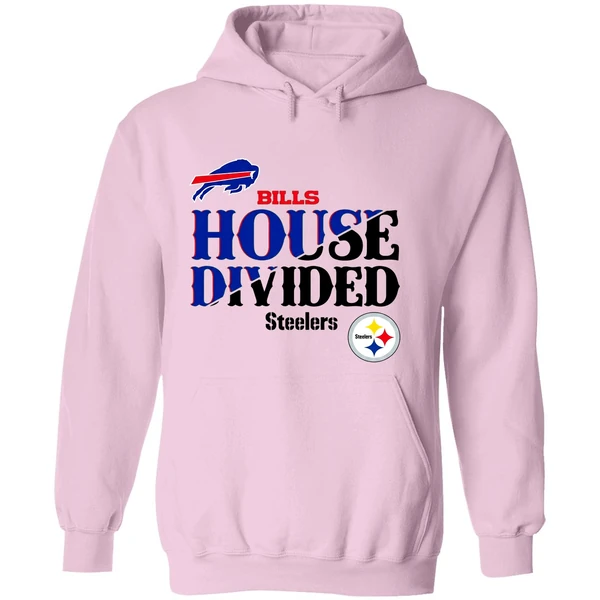 Bills House Divided Buffalo Bills Vs Pittsburgh Steelers Hoodie - Image 5
