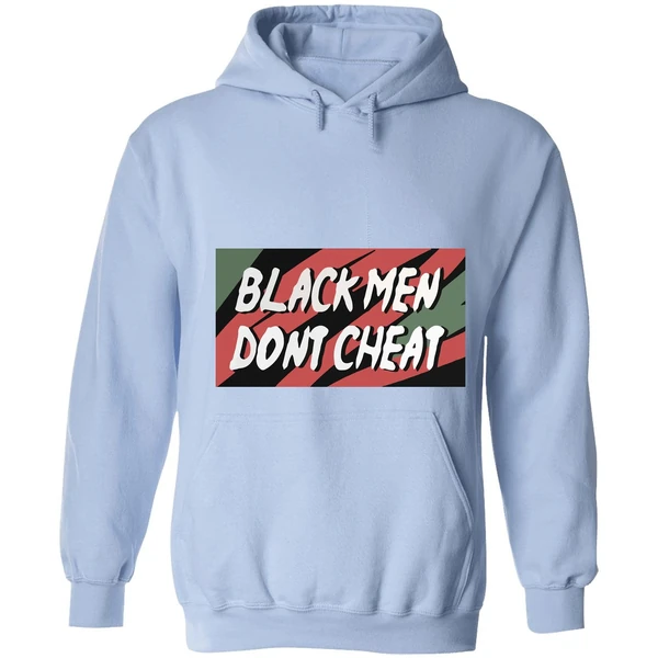 Black Men Dont Cheat Hoodie - Image 3