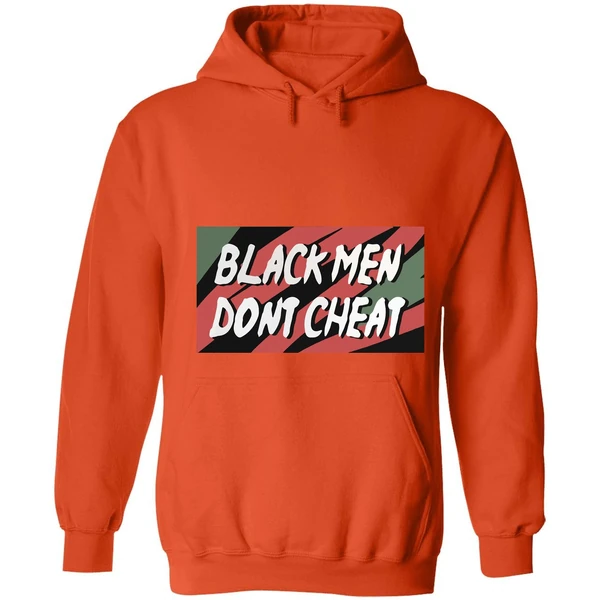 Black Men Dont Cheat Hoodie - Image 5