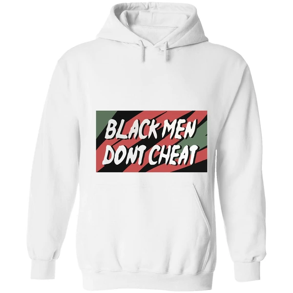 Black Men Dont Cheat Hoodie - Image 6