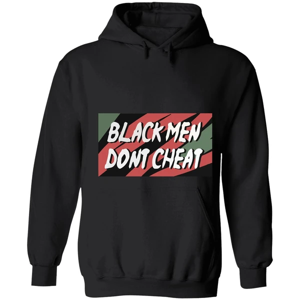 Black Men Dont Cheat Hoodie - Image 8