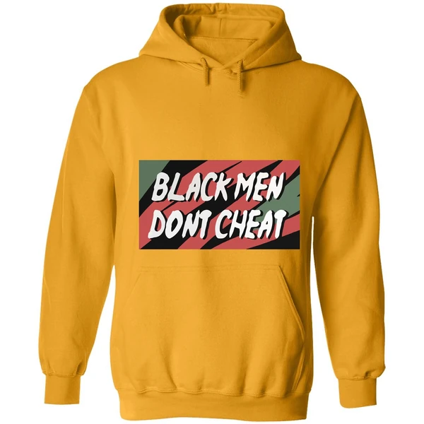 Black Men Dont Cheat Hoodie - Image 9