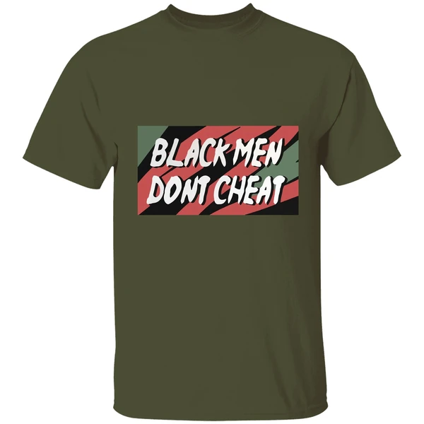Black Men Dont Cheat Shirt - Image 3