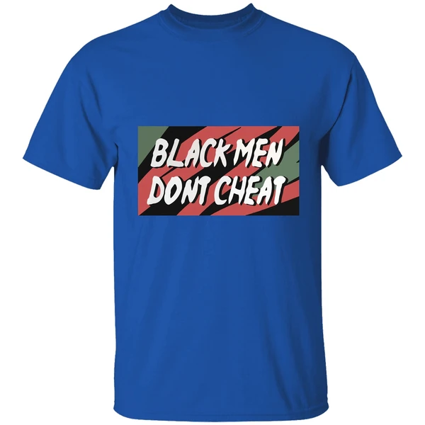 Black Men Dont Cheat Shirt - Image 7