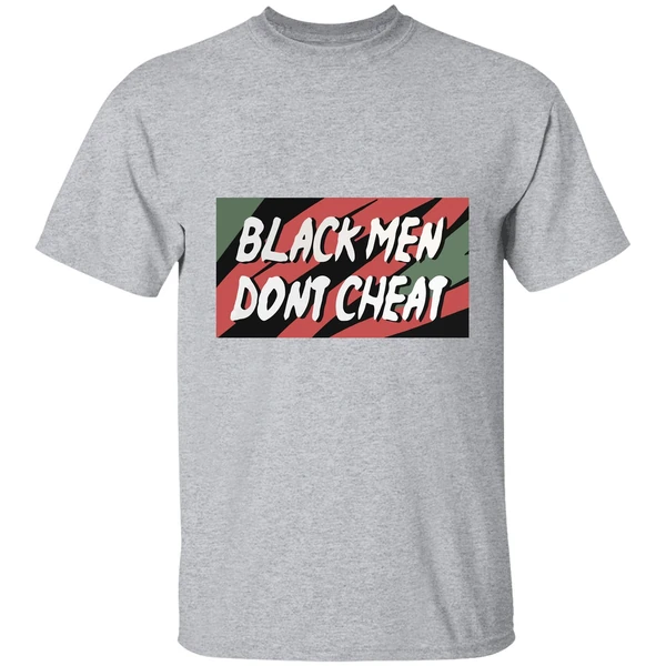 Black Men Dont Cheat Shirt - Image 8