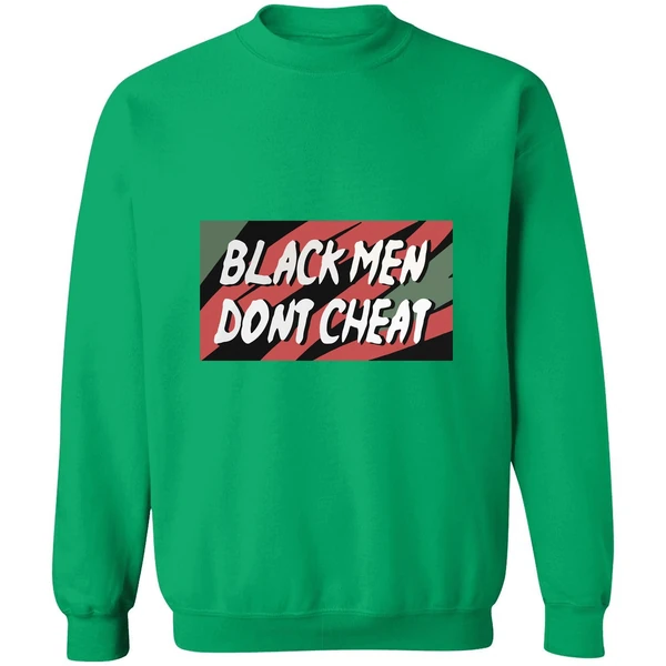 Black Men Dont Cheat Sweatshirt - Image 2