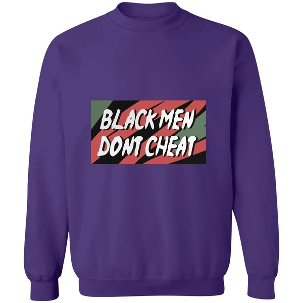 Black Men Dont Cheat Sweatshirt - Image 6