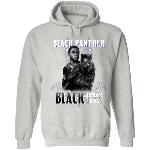 Black Panther Black Leader King Hoodie - Image 7