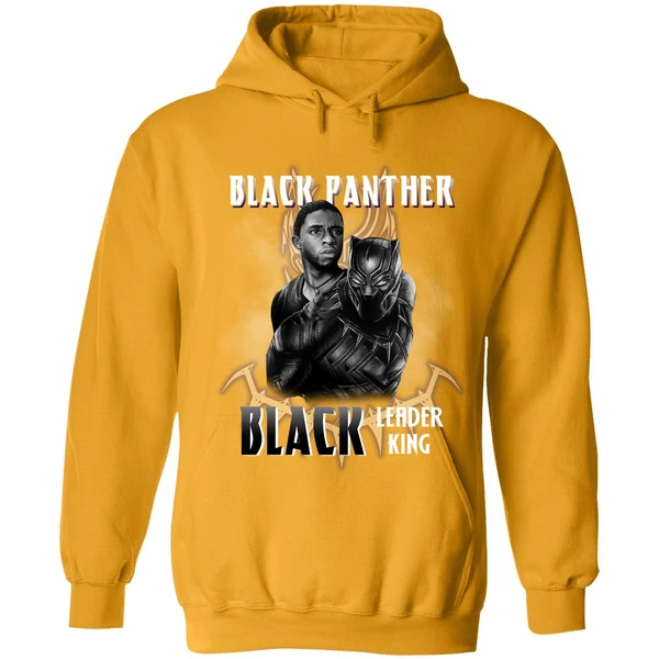 Black Panther Black Leader King Hoodie - Image 9