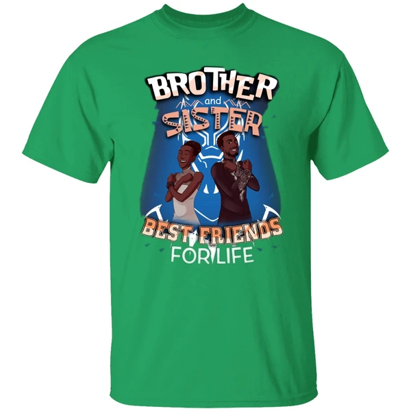 Black Panther Brother Sister Best Friends For Life Shirt