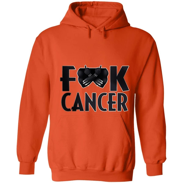 Black Panther Fuck Cancer Hoodie - Image 5