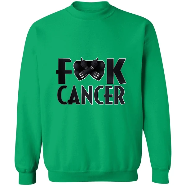 Black Panther Fuck Cancer Sweatshirt - Image 2