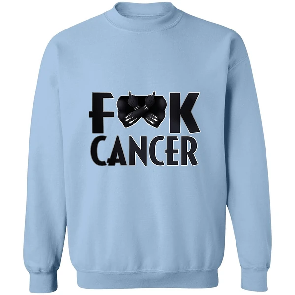 Black Panther Fuck Cancer Sweatshirt - Image 3